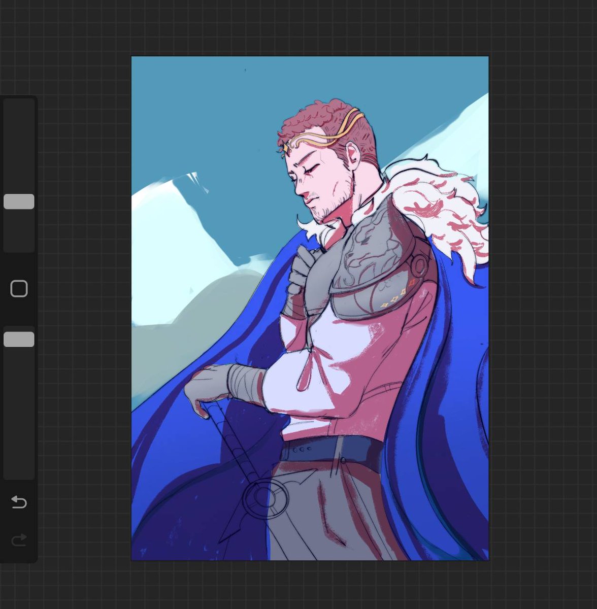 FINALLY working on Knight/King Dan requested by @Sir_Bop_A_Lot !!! 
This one will take me a whileee
