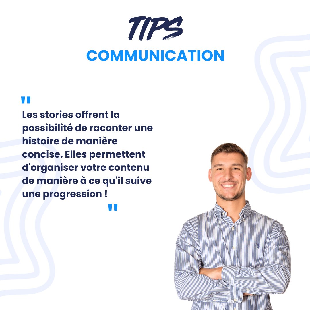 CYL_COM's tweet photo. 🚀 𝑳𝑬𝑺 𝑻𝑰𝑷𝑺 𝑫𝑬 𝑪𝒀𝑳&amp;𝑪𝑶𝑴 🚀 

Les stories sont un excellent moyen de partager du contenu éphémère avec votre audience ! 

Elles offrent la possibilité de raconter une histoire de manière concise ! https://t.co/6iLzMg2mK8