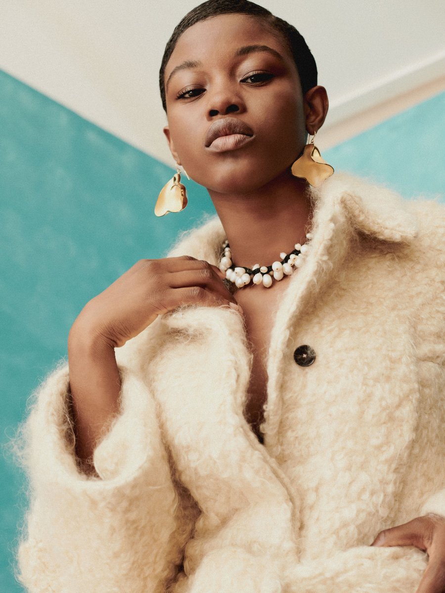 Jil Sander designer feature from Pieces of You Issue 12. Photography by Daniel Benson Fashion Editor by Oliver Vaughn Grooming by Jolanda Coetzer Model: Precious at Titanium Set by Mussirah Moossun