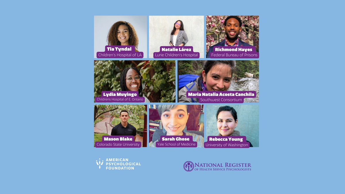 This year, <a href="/NatlRegister/">National Register</a> sponsored the relocation expenses of over 80 students to attend their pre-doctoral internships. 

Congratulations to these recipients! <a href="/L_Muyingo_/">Dr. Lydia Muyingo</a> @MxGhose 
<a href="/Natalie_Larez/">Natalie Aileen Lárez, PhD</a>