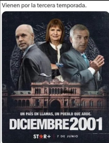 albertoquiroga's tweet photo. Lo peor desde la vuelta de la Democracia.
#LosMismosDel2001
#DolorNacional https://t.co/NEUmBsgJAA