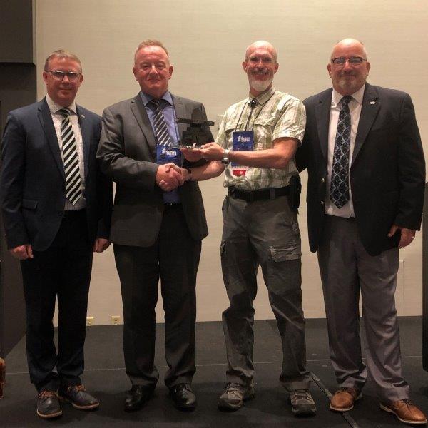 MedEngComms's tweet photo. Congratulations to our colleague Dr. Aris Makris for the 2023 Ron Purvis Memorial Award, for commitment to EOD operator safety. His travels to share research, educate #BombTechs about threat awareness and mitigation, and development of #EOD suits have helped save many lives. https://t.co/WaOyXepZtH
