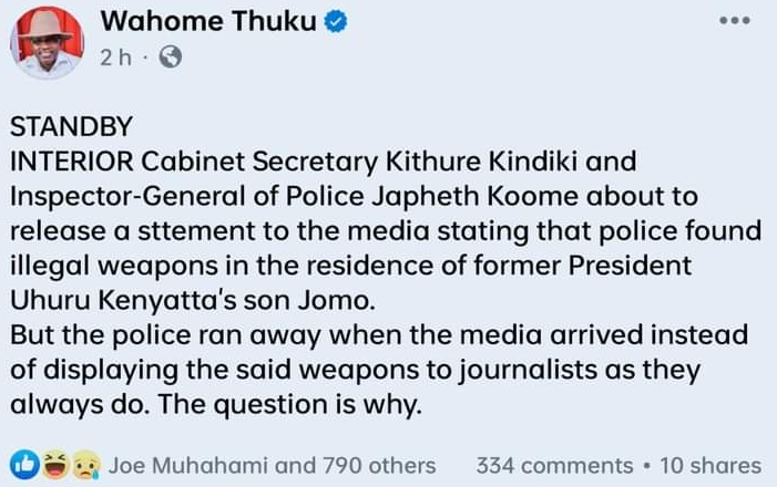 jakesoprah's tweet photo. @OleItumbi This one here is a very tired narrative as standard MO... hours before your "disclassification" many predicted this.... https://t.co/c4C72u43zW