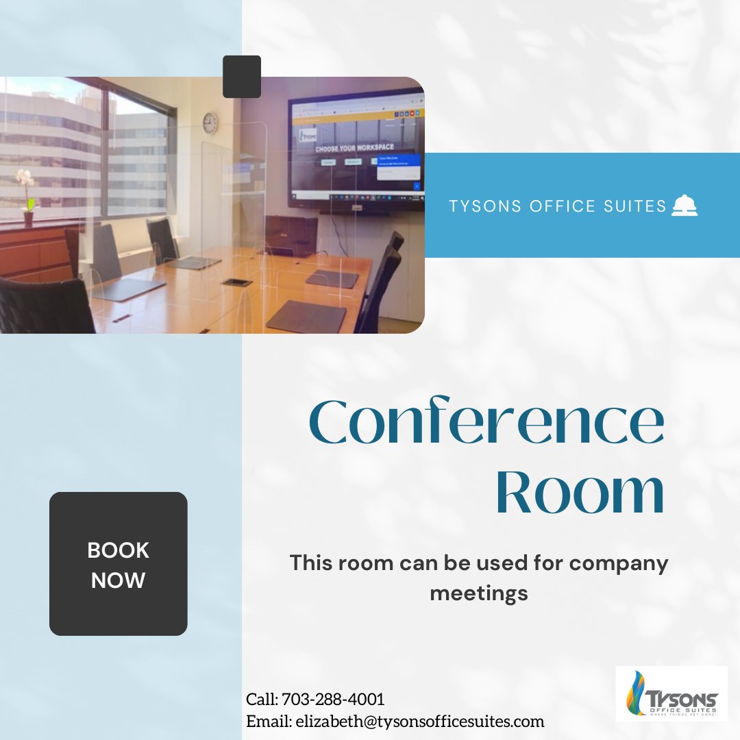ExecOfficesVA's tweet photo. Need a meeting room? We've got you covered! But wait, there's more! Don't forget to ask about our hybrid and virtual options too! 🚀 Dial us now for all the details! 📞 703-288-4001 https://t.co/NnJqp6yn2Y