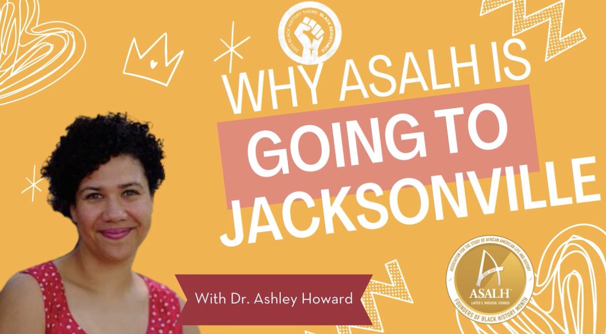 Dr. Ashley Howard on Why She is Going to Jacksonville #Florida #ASALH2023 youtu.be/5yem0UfzdZg via <a href="/ASALH/">ASALH</a> 📺