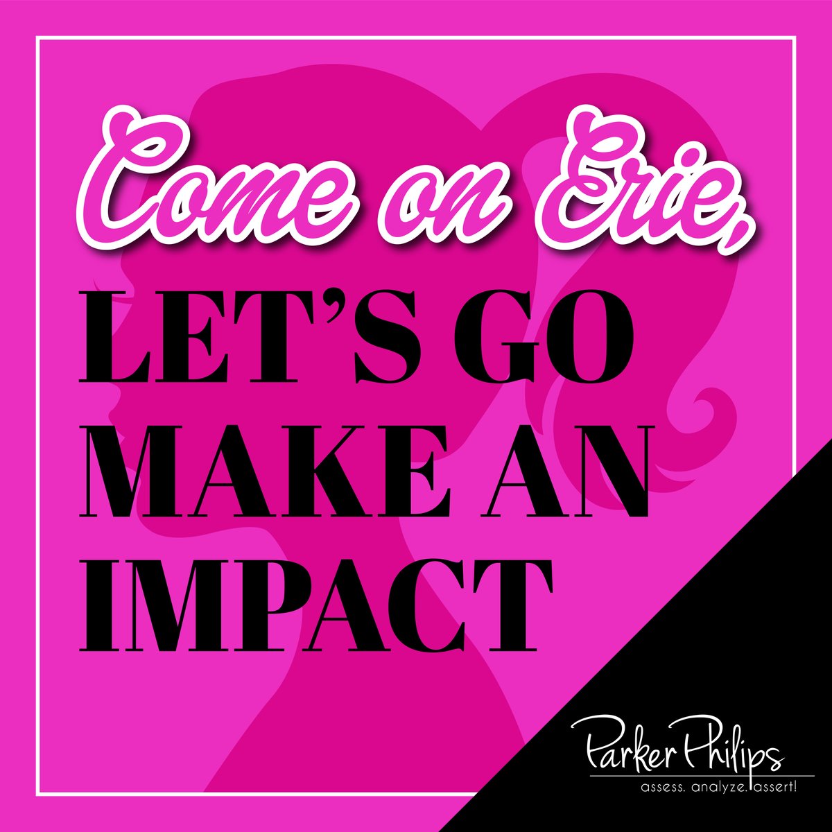 Hiya #Erie! Are you ready to #MakeAnImpact? #TeamParkerPhilips is proud to work with @ECGRA814, @DiverseErie, and @InfiniteErie to make true change across #ErieCounty. Give these organizations a follow to stay up to date on all their projects! #BarbieMovie #Barbie