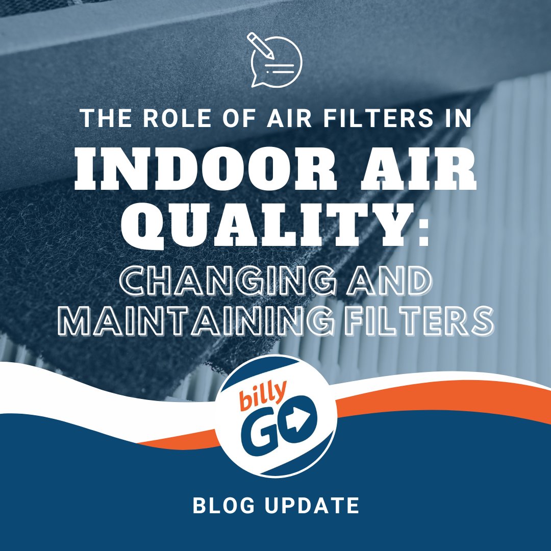 🌬️ Breathe easier with cleaner indoor #air! 🌱🏠 Discover the importance of air filters in maintaining optimal indoor air quality and how to choose the right ones in our latest blog. 💡✨tinyurl.com/327pphmw  📖👀 #IndoorAirQuality #CleanAirFilters #billyGOHVAC 🌬️🏡 #hvac #ac