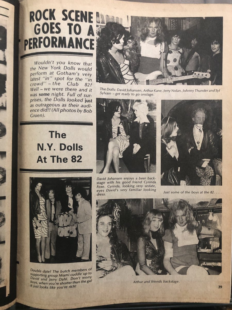 Rock Scene magazine, October 1974

#NewYorkDolls #1970s