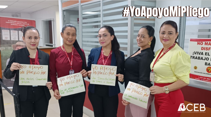 acebnacional's tweet photo. #YoApoyoMiPliego en Bancamía por una jornada laboral de lunes a viernes , un incremento salarial justo, por la estabilidad laboral y por una política comercial justa

¡Tú respaldo te hace y nos hace más fuertes! ¡ Afíliate! ACEB ! 313 8700509 https://t.co/hs4I6ujcXt