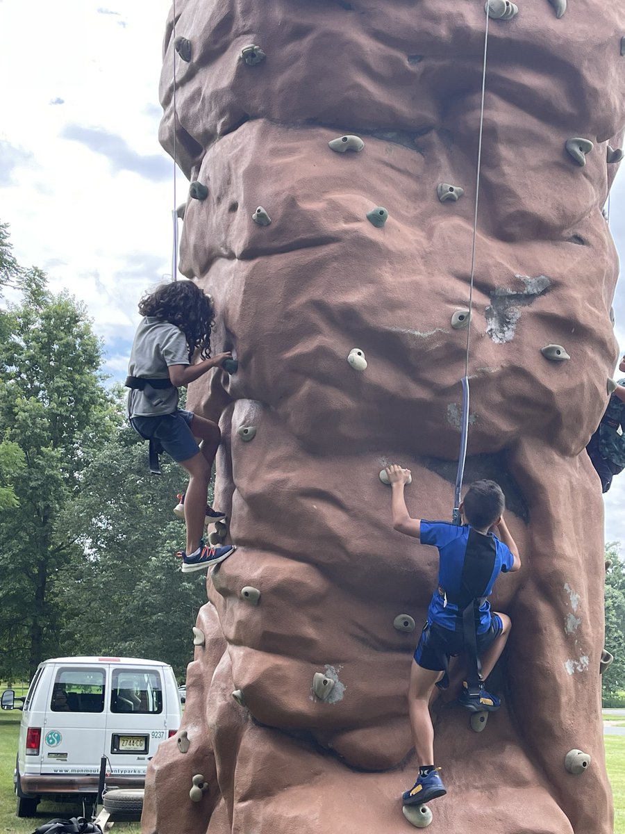 Do we have any rock climbers 🧗‍♀️ out there? Our Ss reached new heights today at Thompson Park! <a href="/LBpublicschools/">Long Branch Public Schools</a> <a href="/LB_STEAM/">GLC Summer Camp 2024</a> <a href="/MsPragosa/">Ms. Pragosa</a> <a href="/KornegayKids/">Ms. Kornegay</a>