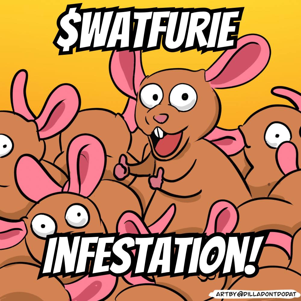 cryptoshillerrr's tweet photo. @cryptoskullx @WatFurie $WATFURIE WILL INFEST EVERYONE'S WALLET #WATFURIE https://t.co/aLgKVxr44x
