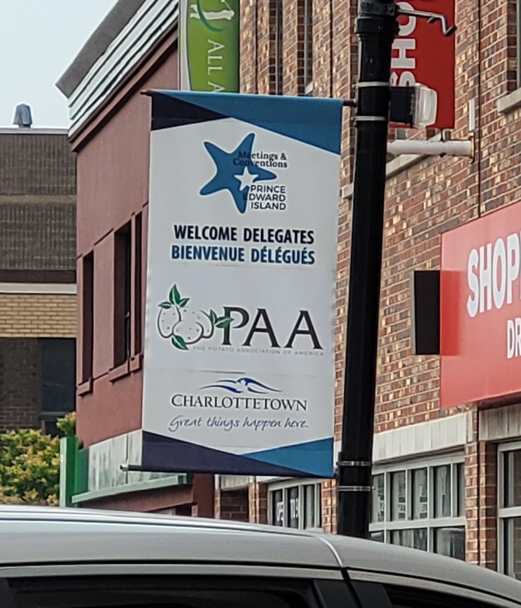 PAA @potato_america meeting attendees...Charlottetown is ready to welcome you! @ChtownPE @MeetInPEI