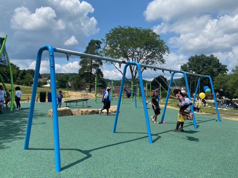 Today we celebrated the Grand Reopening of the Chartiers Spray Park and Playground! It was a beautiful day to celebrate a beautiful space. Many thanks to everyone involved in bringing this wonderful and community-focused space to fruition.