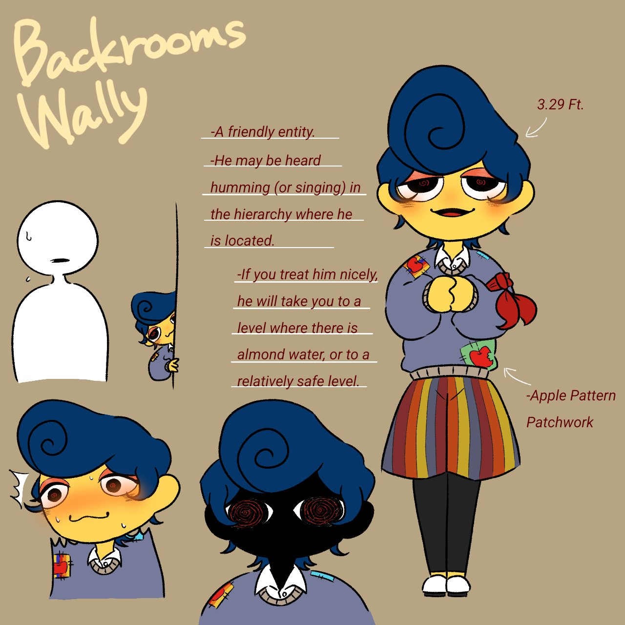 signal(しぐなる) on X: Backrooms Wally! (If there are any misspellings or  problems of any kind, please let us know right away!) #WelcomeHomeAU  #WallyDarlingAU  / X