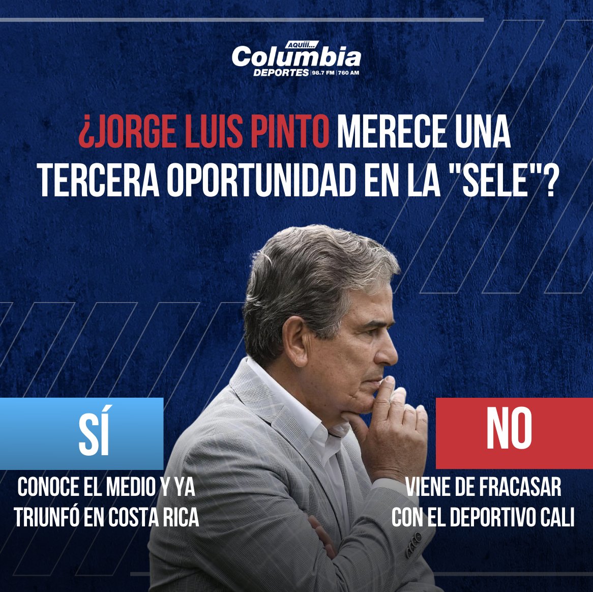 ColumbiaDeporte's tweet photo. La FCRF colocó el rótulo de “Se busca seleccionador”. 🇨🇷 https://t.co/cmbIgtVxAl