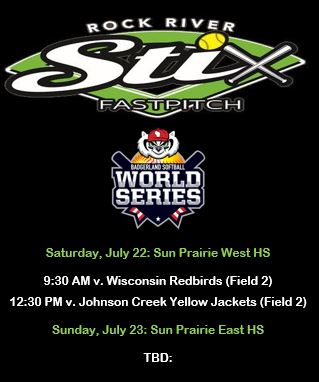 Rock River Stix - Bach (@rrsbach) on Twitter photo Back in action this weekend at the <a href="/BadgerlandSBall/">WSS Badgerland Softball</a> World Series in Sun Prairie, Wisconsin. #OneTeamAllIn.
<a href="/tiannakostroski/">Tianna Kostroski</a>, <a href="/kt_brisk/">Katie Brisk</a>, <a href="/Samanth98395440/">Samantha Schultz</a>, <a href="/delaney_wirtjes/">Delaney Wirtjes</a>, <a href="/Savannahoneal25/">Savannah O’Neal</a>, <a href="/ReeseKoepke/">Reese Koepke</a>, <a href="/falynkrahn/">Falyn Krahn</a>, <a href="/kaylee2006jj/">kaylee</a> Back in action this weekend at the <a href="/BadgerlandSBall/">WSS Badgerland Softball</a> World Series in Sun Prairie, Wisconsin. #OneTeamAllIn.
<a href="/tiannakostroski/">Tianna Kostroski</a>, <a href="/kt_brisk/">Katie Brisk</a>, <a href="/Samanth98395440/">Samantha Schultz</a>, <a href="/delaney_wirtjes/">Delaney Wirtjes</a>, <a href="/Savannahoneal25/">Savannah O’Neal</a>, <a href="/ReeseKoepke/">Reese Koepke</a>, <a href="/falynkrahn/">Falyn Krahn</a>, <a href="/kaylee2006jj/">kaylee</a>