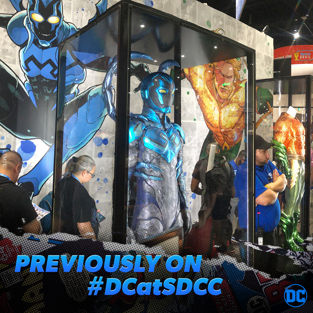 #SDCC got off to a great start yesterday thanks to our fans and partners! #DCatSDCC continues on all weekend so come by and see us or stay tuned here for all the latest updates!