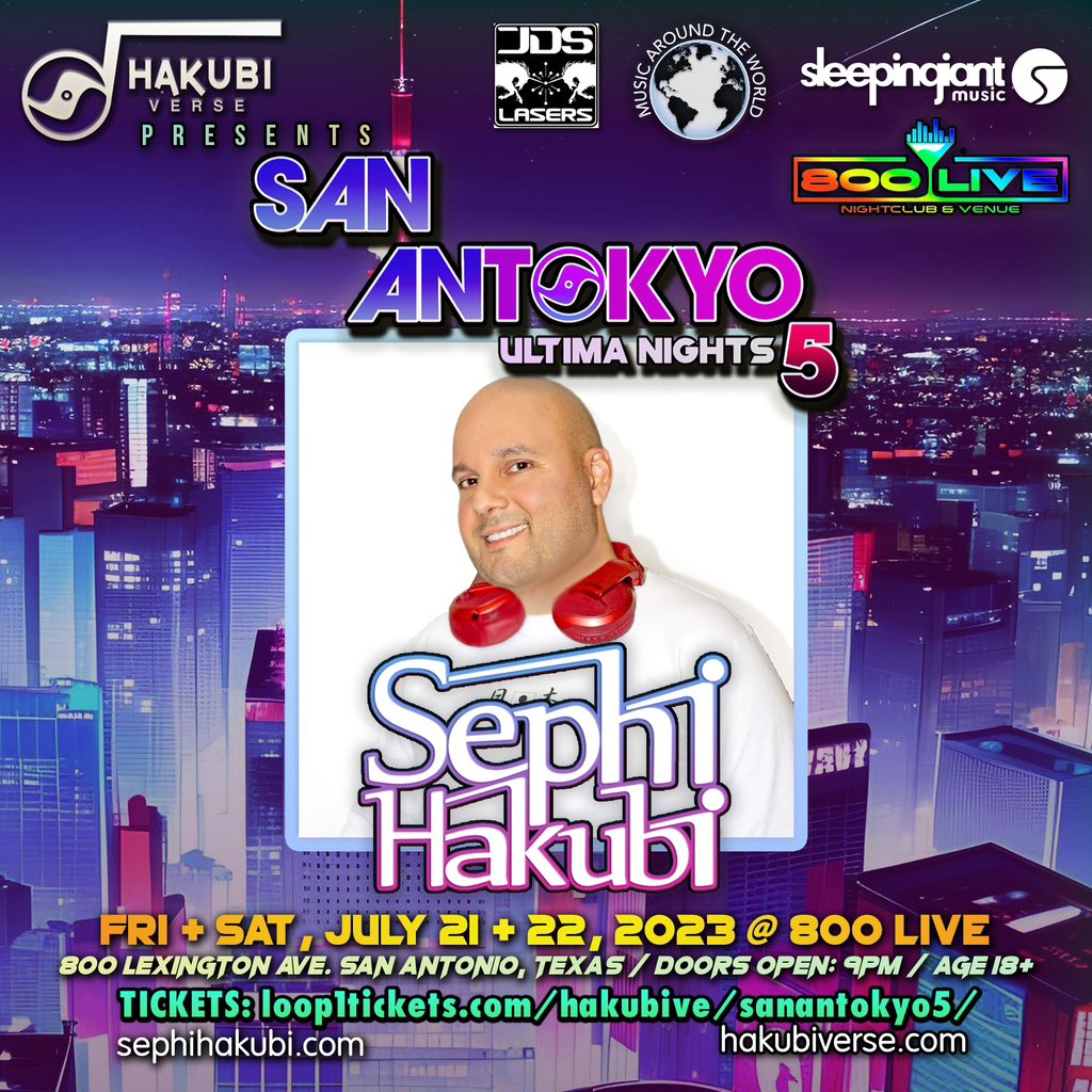 HakubiVerse's tweet photo. Tonight is Night 1 #RAVEDAY! Join as at #800LIVE tonight for Night 1 for #HardDance and #Hardcore featuring tonight’s headliner: @SephiHakubi. Come back tomorrow as well for #AnimEDM, #Trance, and #Progressive feat. Night 2’s main event, @Official_JES! #rave #anime #cosplay https://t.co/uqX21eLX03