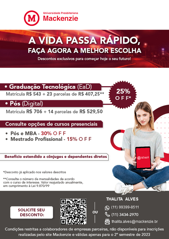 CeaapCom's tweet photo. Associado CEAAP aproveite os descontos de 15% à 30% oferecidos através de nossa parceria com o Mackenzie para cursos EAD e presenciais.

WhatsApp (11) 99399-8511 ou thalita.alves@mackenzie.br

#clinicaceaap 
#mackenzie 
#aprimoramentoprofissional 
#desenvolvimentoprofissional https://t.co/58nab0xQsA