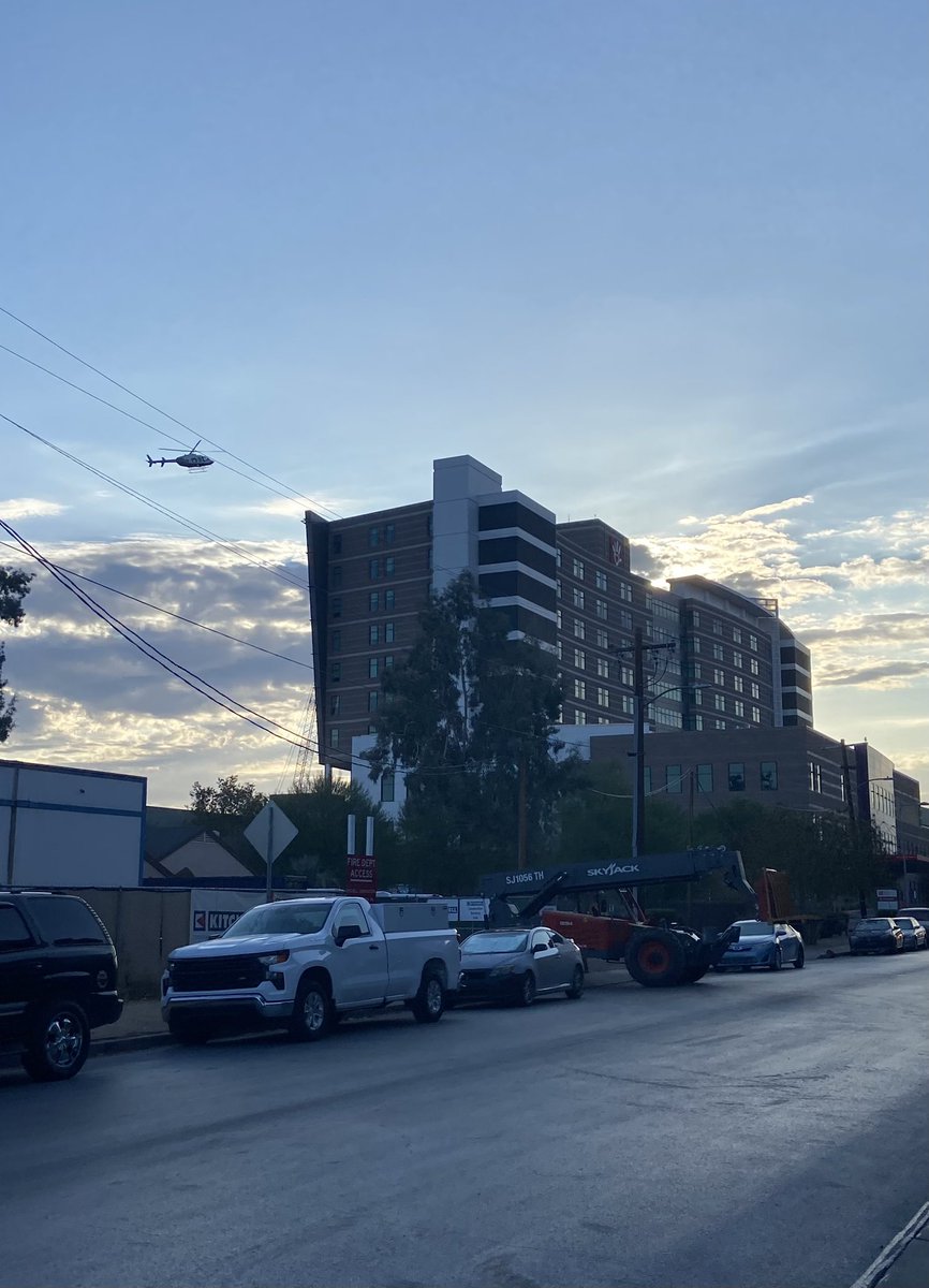 From my morning walk to <a href="/PhxChildrens/">Phoenix Children's</a> ! Been having the best time this week with the cardiology team. I’ve seen every congenital ❤️ defect in the book 😎