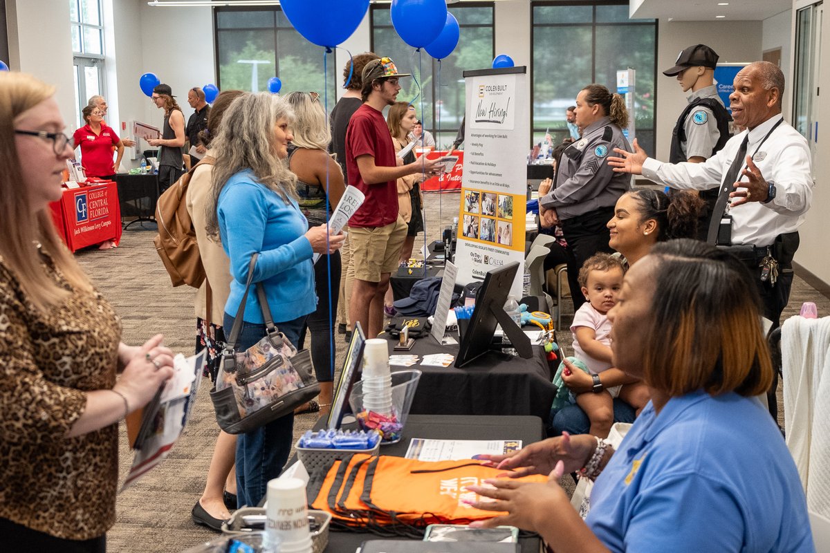 The Tri-County Job and Resource Fair yesterday, July 20, showcased what great community partnerships can do!  Thank you to <a href="/CFedu/">College of Central Florida</a>, Tri-County Resource Center, and all the businesses that spent their Thursday with us! See more: facebook.com/CareerSourceCLM