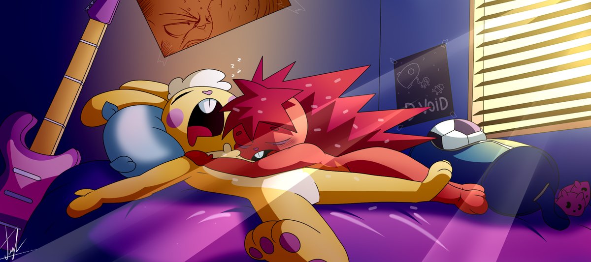TomateSFW's tweet photo. Cuddles y Flaky, Polos Opuestos.

#happytreefriends #htf #digitalart https://t.co/H5pm18trRu