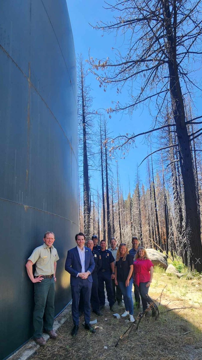 Thank you <a href="/RepKiley/">Rep. Kevin Kiley</a> for taking the time to tour the Lake Tahoe Basin including the Arrowhead Tank that was nearly devastated by the Caldor Fire, and understanding the significance of community partnerships.

<a href="/TahoeAgency/">Tahoe Regional Planning Agency</a> <a href="/lakevalleyfire/">Lake Valley Fire</a> <a href="/TahoeRCD/">Tahoe RCD</a> <a href="/SLTFireRescue/">SouthLakeTahoeFireRescue</a> <a href="/LakeTahoeUSFS/">Lake Tahoe USFS</a>