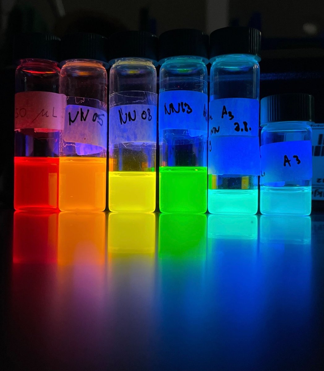 Jacob Olshansky (@jacob_olshansky) on Twitter photo This week we cleaned out the glovebox, but couldn’t bare tossing these #FluorescenceFriday quantum dots. Samples are mostly from <a href="/AmherstCollege/">Amherst College</a> alum <a href="/NNagelj/">Nejc Nagelj</a> This week we cleaned out the glovebox, but couldn’t bare tossing these #FluorescenceFriday quantum dots. Samples are mostly from <a href="/AmherstCollege/">Amherst College</a> alum <a href="/NNagelj/">Nejc Nagelj</a>
