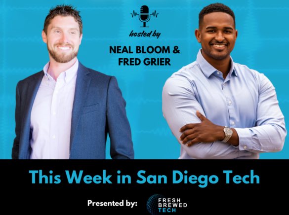 fredmgrier's tweet photo. Recorded a new pod today.

Neal Bloom, San Diego-based VC and community builder always brings the fire.

We discussed:

💰NuFund’s $100M+ exit 
📈 SD’s top VC deals in Q2
🌴 SDxAI Hackathon recap 
🌇 upcoming tech event @PetcoPark 

Stay tuned. https://t.co/9NHrXpYAMO