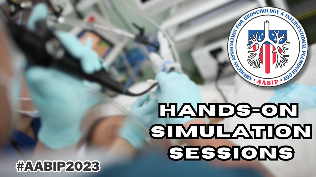 Register for the #AABIP2023 and book your spot for a high-yield, task-oriented hands-on diagnostic and therapeutic simulation session. Learn more: aabipconference.com/simulationsess… Register Here: aabipconference.com/registration/