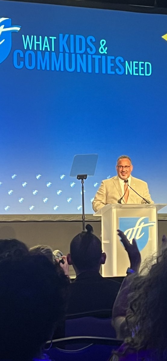 What a DYNAMIC speaker who advocates for  ALL students and their teachers. ⁦<a href="/SecCardona/">Secretary Miguel Cardona</a>⁩