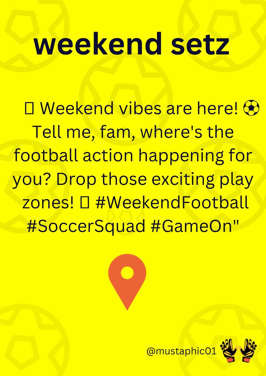 Mustaphic01's tweet photo. 🚀 Weekend vibes are here! ⚽️ Tell me, fam, where's the football action happening for you?
Comment and Drop those exciting play zones! 🙌
For me: i plan to enjoy the beautiful game at @kfailorin pitch behind Kwara Stadium, Nigeria 🇳🇬
#WeekendFootball #SoccerSquad #GameOn" https://t.co/sRJuu9cW4Z