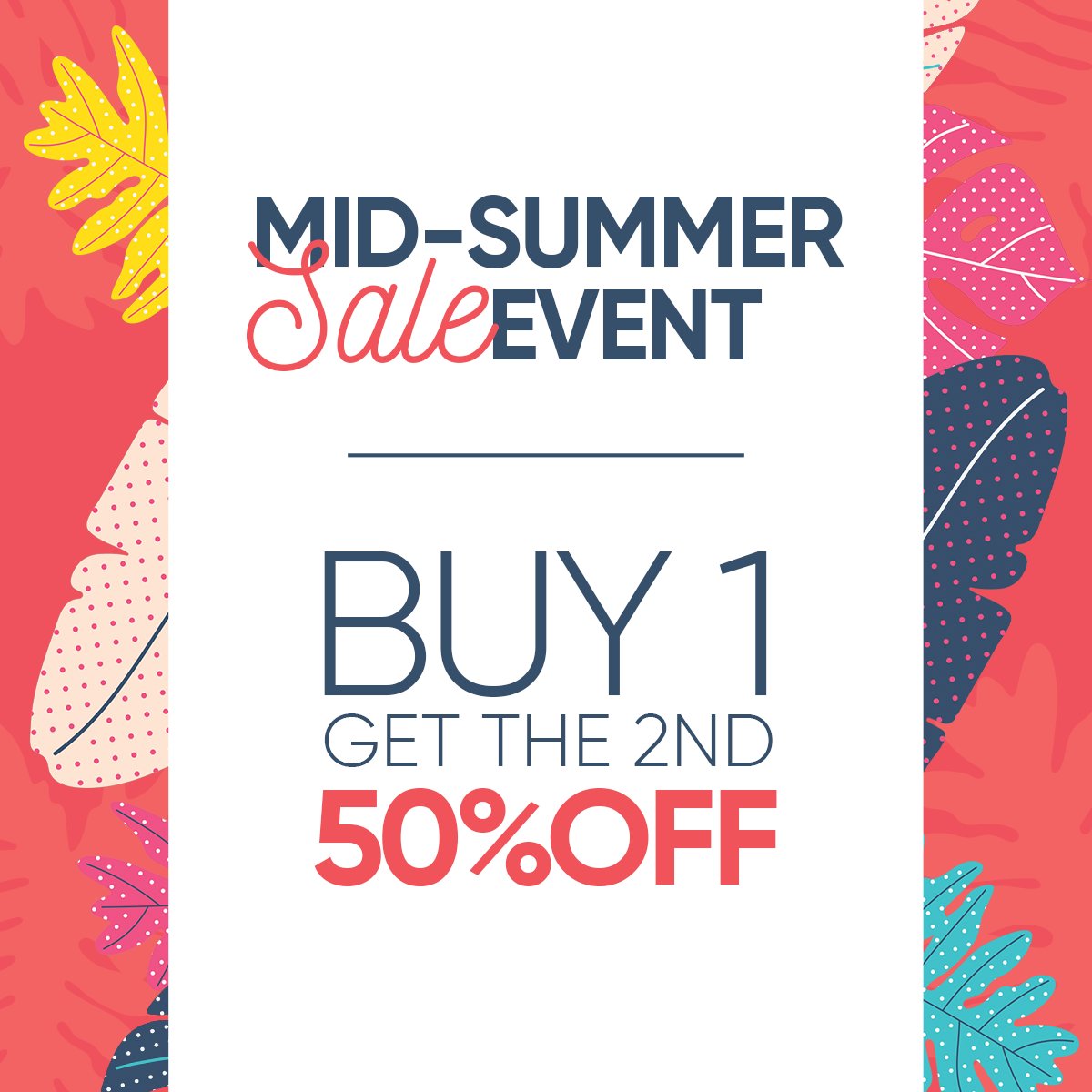 flatohomeprods's tweet photo. ๐Don't miss our sizzling Mid-Summer Sale! ๐ Buy one, get one 50% off! ๐ Grab your favorites while the sun is still shining! โ๏ธ
#Flatohome #SummerSale #BOGO50 #ShopNow" https://t.co/1Abx3DKiWB