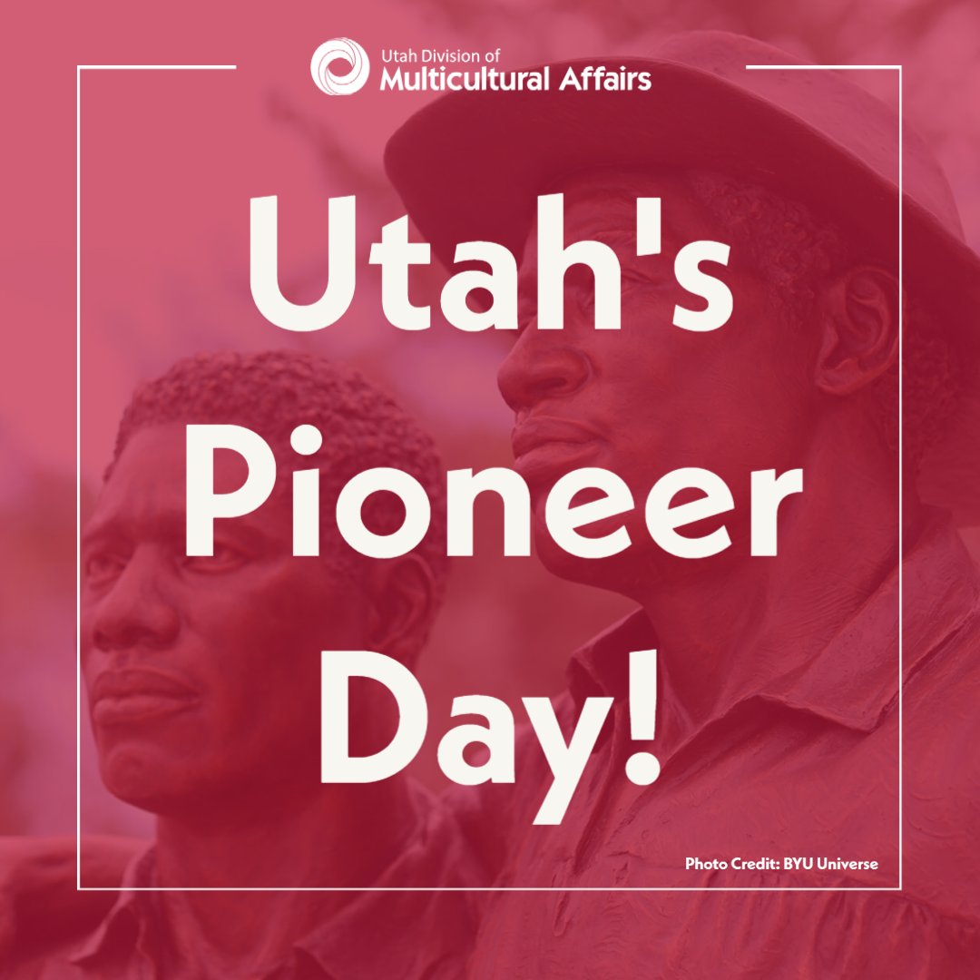 Utah’s Pioneer Day marks our state's journey in creating belonging and a sense of place, and striving to work together for a brighter future. 

> Check out our landing page at multicultural.utah.gov/pioneer-day/ for more on the history of Pioneer Day in Utah.