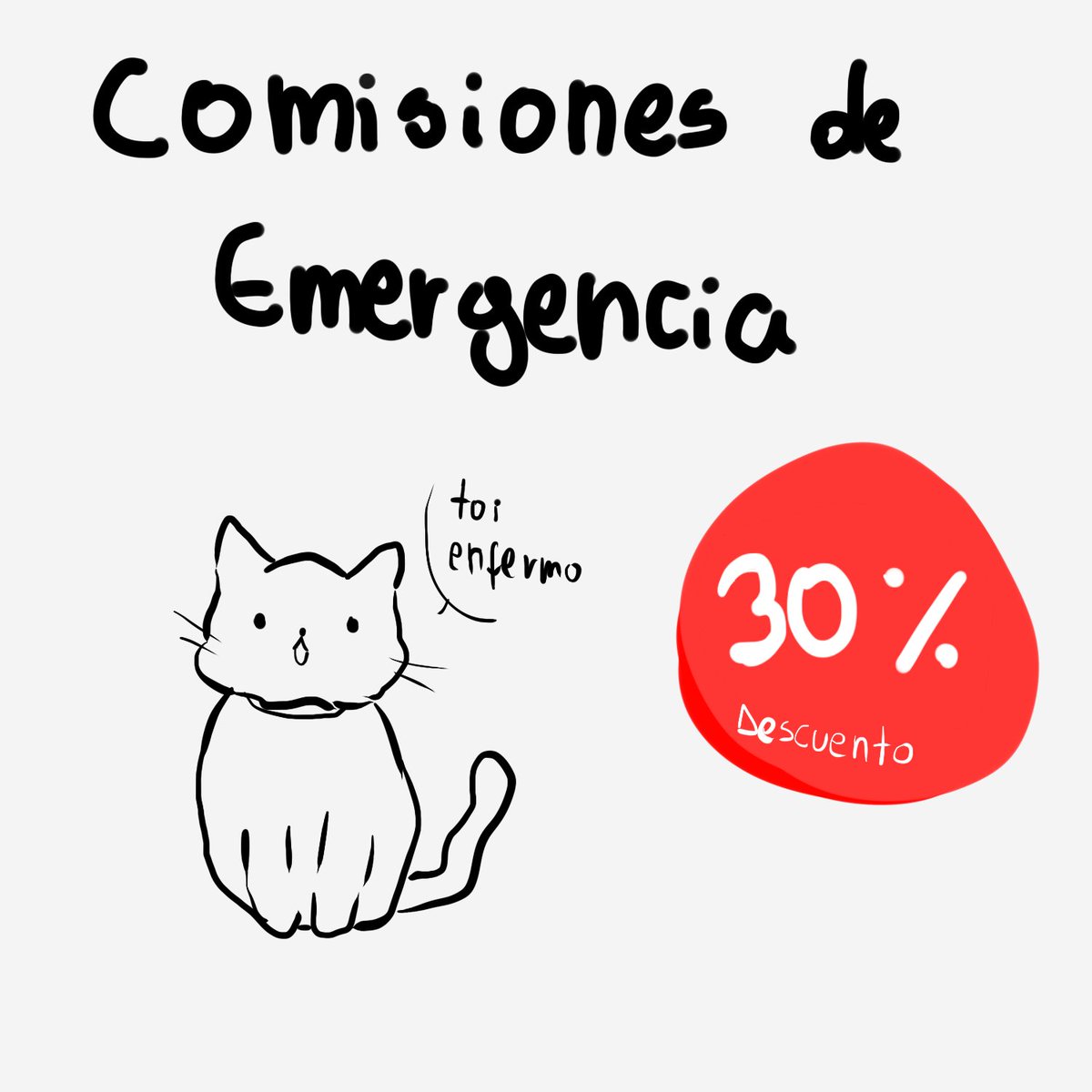 Nodokita_'s tweet photo. COMISIONES DE EMERGENCIA 
A mi gatito Dimitri lo llevamos de emergencia al veterinario y para ayudar a pagar los gastos voy a estar haciendo todas las comisiones con 30% de descuento.

https://t.co/hByHxsv3pD
https://t.co/fL0SQdCebC https://t.co/QsYM7nrbD7