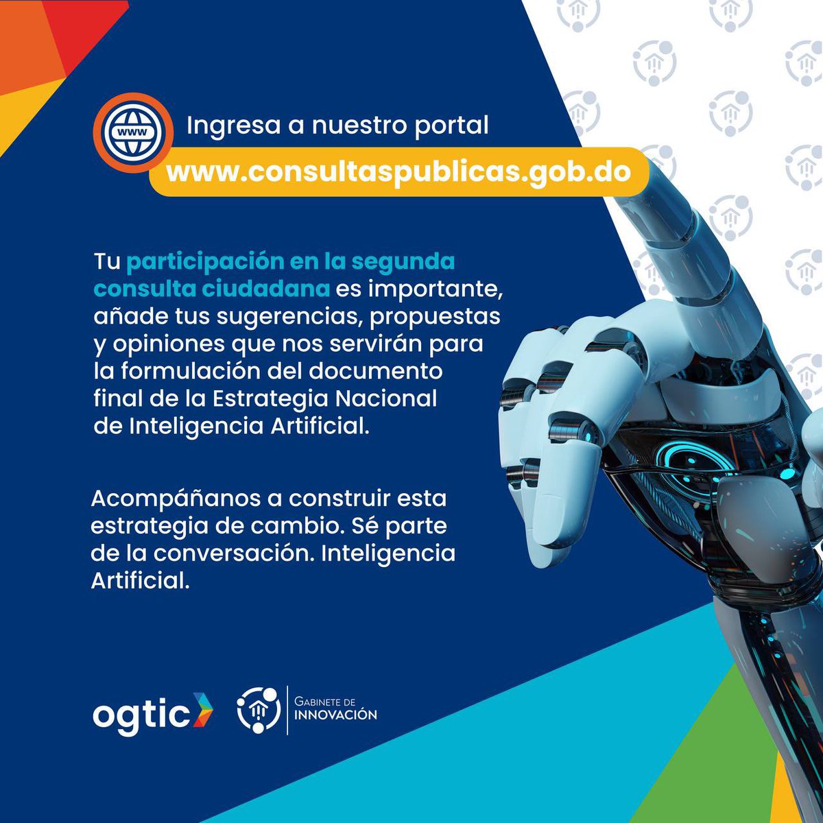 BartolomePujals's tweet photo. Seguimos adelante en el proceso de co-creación.

Hemos finalizando la revisión de sus propuestas, ideas y preocupaciones en materia de la inteligencia artificial #IA, pero aún no termina. https://t.co/StKlZKE4lQ