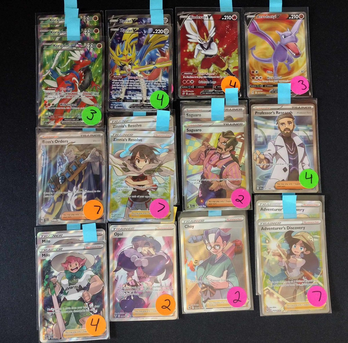 Itz_Pole_Cat's tweet image. 🚨Sale Alert🚨
Trainers/Full Arts

PWE= $1 (4 max, buyers risk)
BMWT=$5

The sale works like a claimed sale, if I heart your comment, you got the card. Invoices will be sent later with the total and cards you claimed.

Prices are as is until the leftover sale 😊

4 Other Sales…