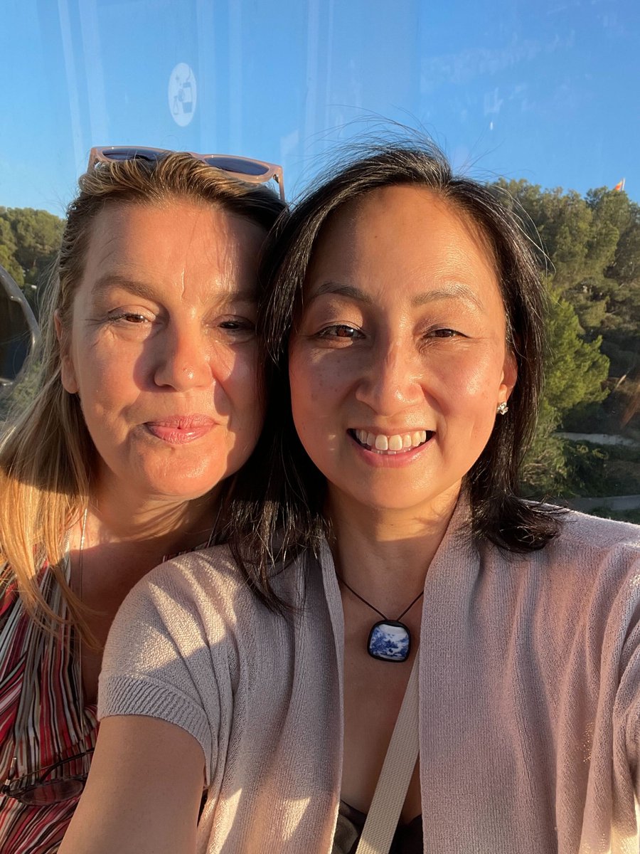 QuanticSchool's tweet photo. On top of the world! 🎡🌍 Riding the #MontjuicCableCar in #Barcelona is a thrilling experience, but doing it with the Quantic community makes it even more special! #QuanticBarcelona23 🙌❤️ #QuanticEvents #QuanticAlumni #GlobalNetworking #BusinessSchool #BusinessEducation https://t.co/jTIvphfZh7