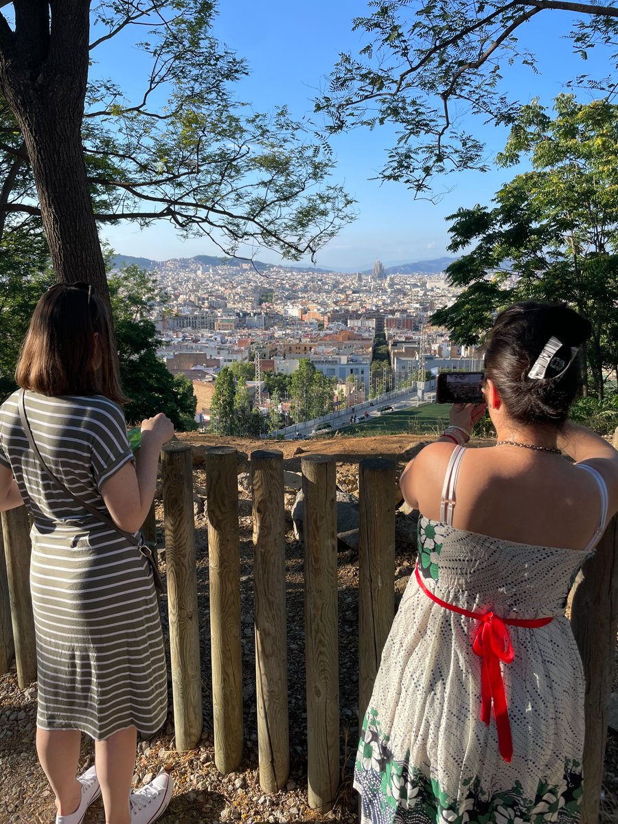 QuanticSchool's tweet photo. On top of the world! 🎡🌍 Riding the #MontjuicCableCar in #Barcelona is a thrilling experience, but doing it with the Quantic community makes it even more special! #QuanticBarcelona23 🙌❤️ #QuanticEvents #QuanticAlumni #GlobalNetworking #BusinessSchool #BusinessEducation https://t.co/jTIvphfZh7