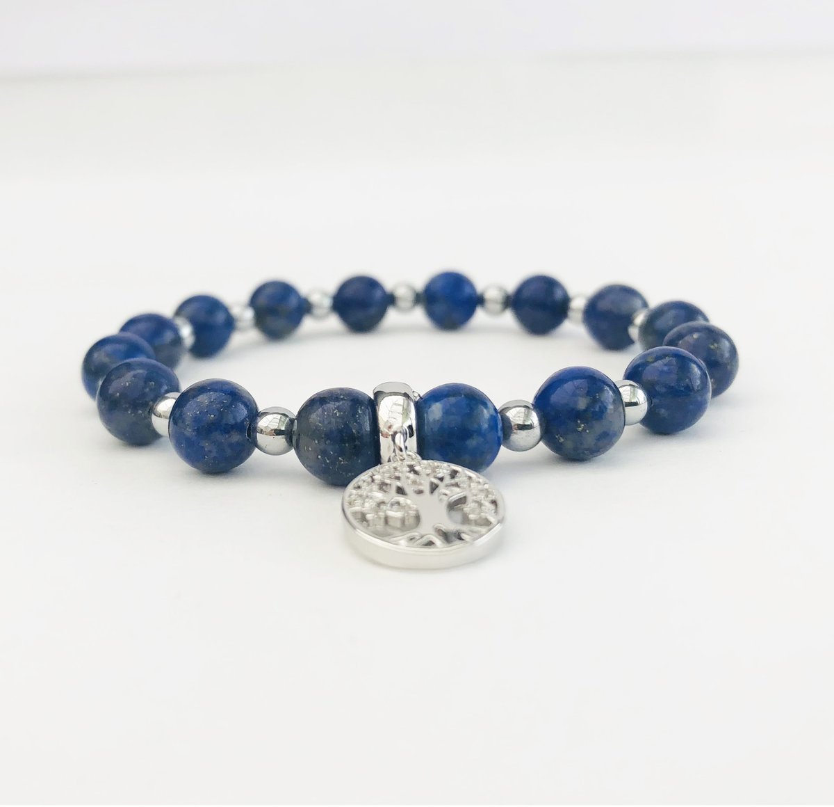 ValerieGiftsUK's tweet photo. #HandmadeInUK Lapis Lazuli Bead #Bracelet with Tree of Life Pendant. On sale now. Reduced price £10.80. Free UK shipping. We ship worldwide.
#ValerieGiftsUK
#UKGiftHour #UKGiftAM #WeekendHour
https://t.co/LuqwYxmbnY https://t.co/EMeyhvdm9G