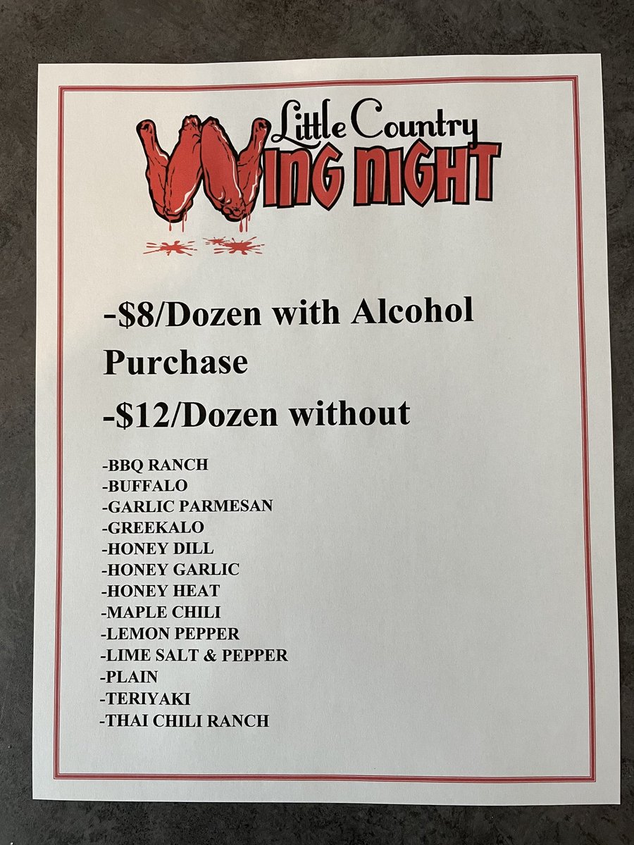victoiregrill's tweet photo. Wing night tonight! 8:00-11:30 https://t.co/SEOfhdzd9b