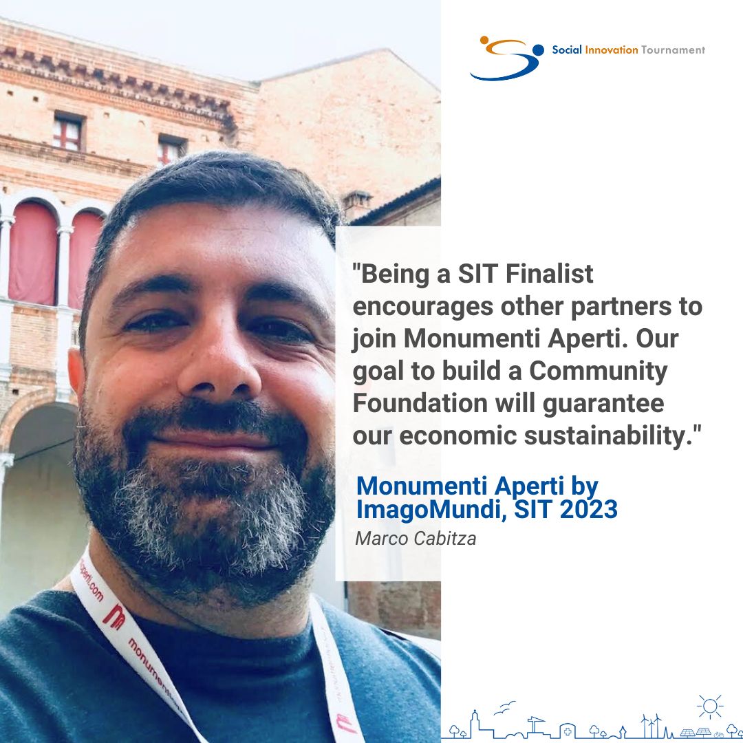We asked finalist Monumenti Aperti what being a finalist means to them.  
For more information on our finalists, the Social Innovation Tournament, and to register visit 👉bit.ly/SIT23Stockholm