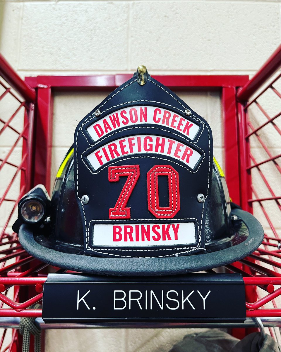 sbrinsky's tweet photo. Another person from this family now permanently positioned as a first responder. No greater service or way to pay it forward. #firstresponder #dcfr #firefeighter #dawsoncreek #PublicSafety https://t.co/MxmX6nCu1A