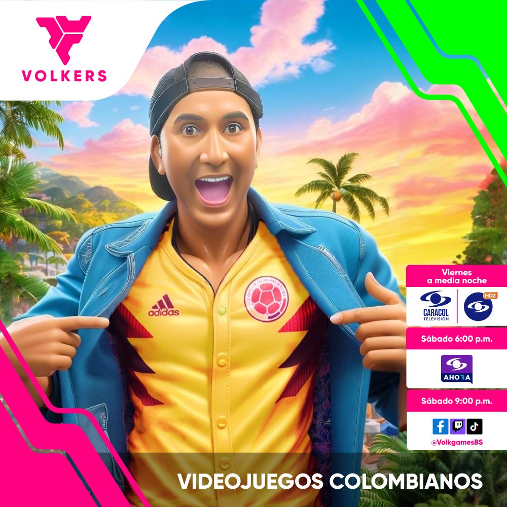 VolkGamesBS's tweet photo. #Volk | No se despeguen de las pantallas porque Volkers estarรก mรกs colombiano que nunca ๐จ๐ด๐ฎ
#videojuegos #games #gamer #gaming #programagamer #Nojueguessolo #Colombia #Overwatch2 #FIFA23 https://t.co/qS8XlerJFE