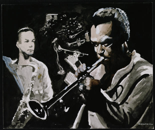 MonkeyBrainAdb's tweet photo. Tony Bennett attended the High School of Industrial Art in Manhattan, where he studied the works of masters like Rembrandt. While he was studying there, he had a wonderful teacher who said: 'You know, you're a very good singer'.  And he was!
Here some of #TonyBennett 's jazz art https://t.co/owlJpwb9L9