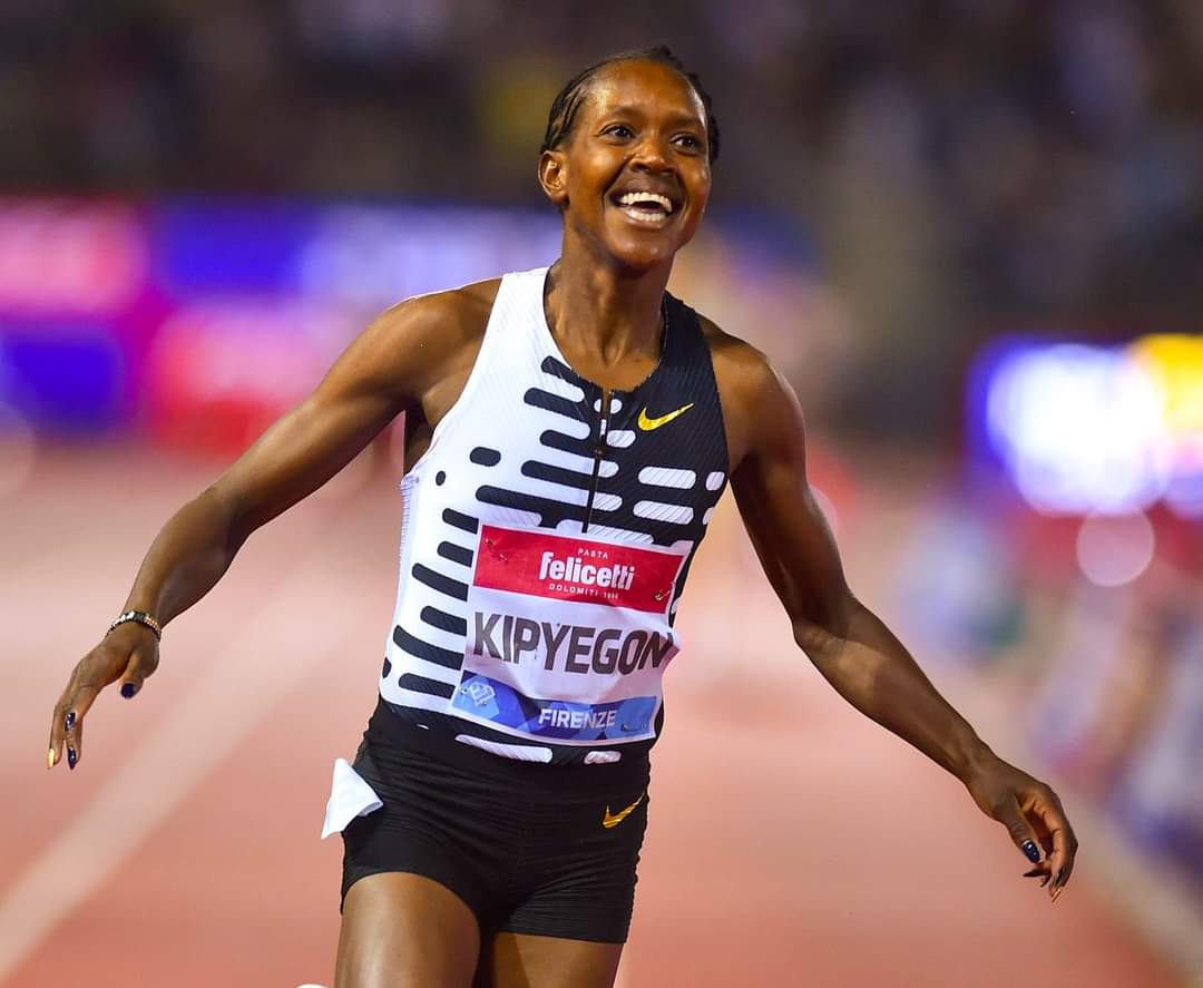AnneWaiguru's tweet photo. Not only has Faith Kipyegon  broken the 1 mile World Record, she has also broken World Records in a record 3 different races all in under 2 months. What a legend of our times! Congratulations @FaithKipyegon_! Keep soaring! https://t.co/e0YqsCECG8