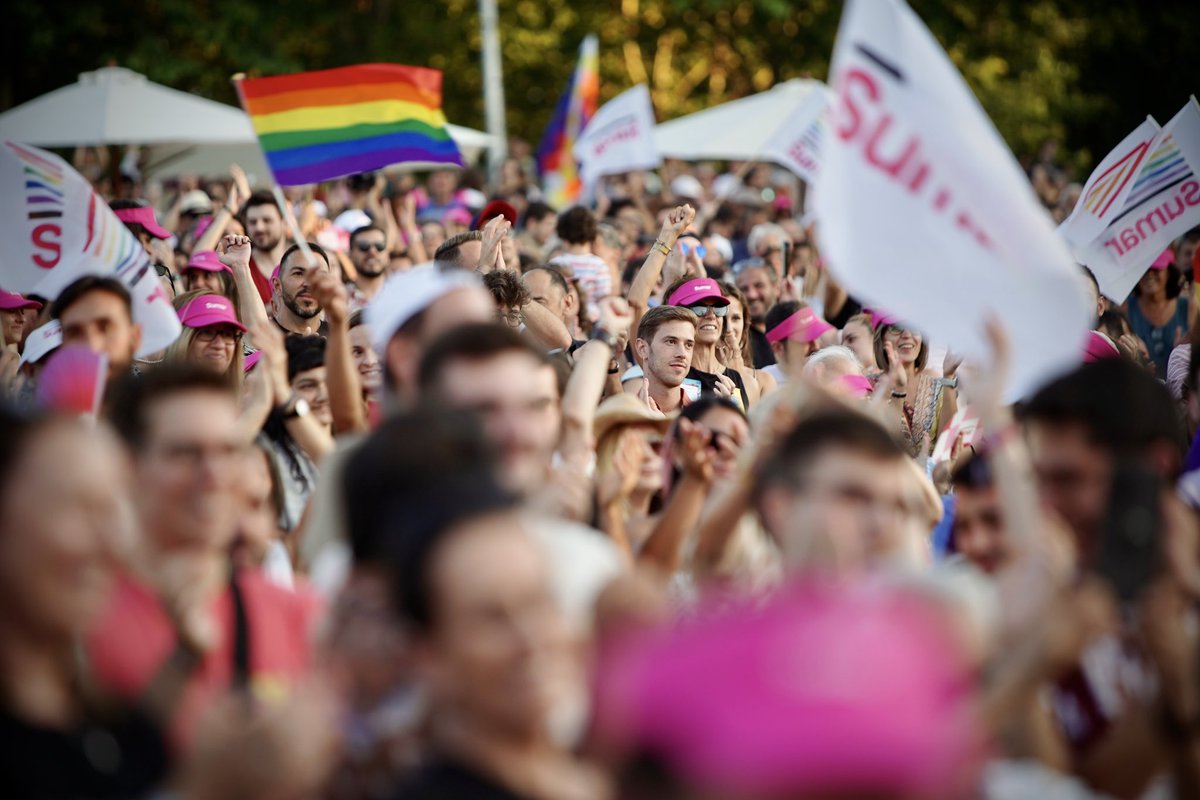 Hemos levantado esta campaña con vuestra fuerza. La remontada va a ser posible gracias a todo el esfuerzo colectivo. 

Salimos a ganar. #VotaSumar23J