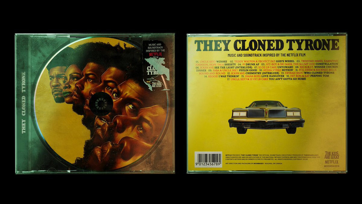 MoJcksn's tweet photo. Go stream “See The Light” &amp; “Chemistry” on the official “They Cloned Tyrone” soundtrack!!💿❤️‍🔥@JCKSNAve @teddywalton https://t.co/J6BGVrGunx