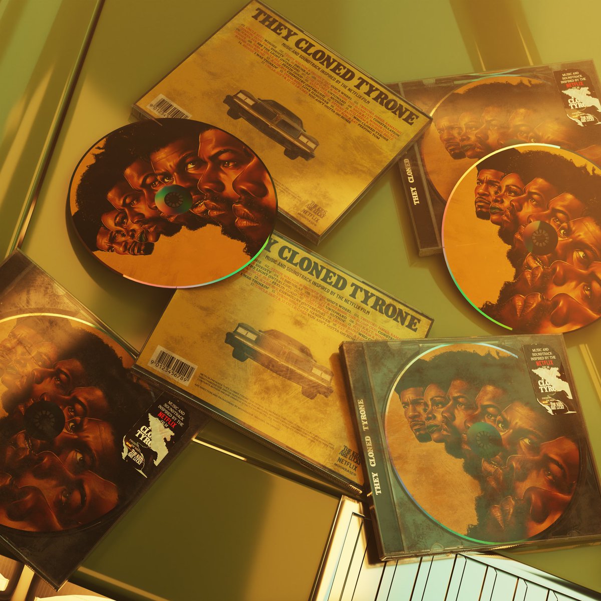 MoJcksn's tweet photo. Go stream “See The Light” &amp; “Chemistry” on the official “They Cloned Tyrone” soundtrack!!💿❤️‍🔥@JCKSNAve @teddywalton https://t.co/J6BGVrGunx