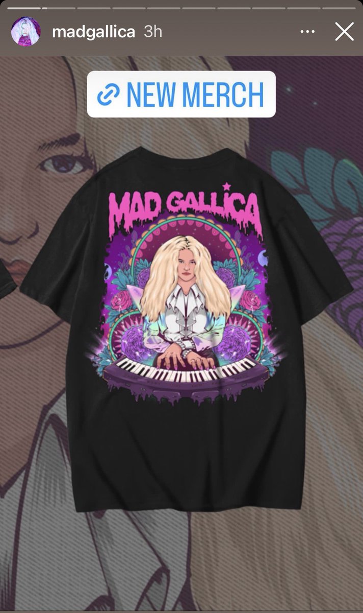 HELLO?? New Mad Gallica merch and it’s sick as fuck! Y’all better go hype her up just as much as the guys!

madgallica.com/unknown